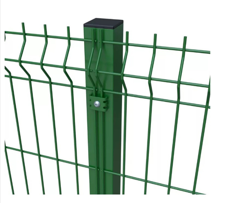 Het vierkante Gat laste 3d Anti-diefstal Wacht Rail van Draadmesh fence peach type column