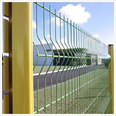 Pvc bedekte Hete Ondergedompelde Gelaste Draad Mesh Fence Panel 3d Curvy met een laag