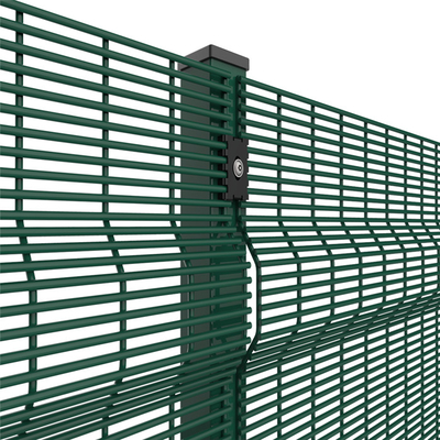Groen Wit Rood Met een laag bedekt pvc laste 3D Draad Mesh Fence 2.4mx3m