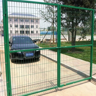 De groene 3mm Gelaste Materiële Draad van Mesh Garden Fencing Metal Frame voor Landbouwbedrijf