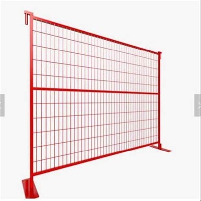 Oranjerode Draad Beweegbare Omheining Temporary Fence Panels 24kg 2400mm*2100mm