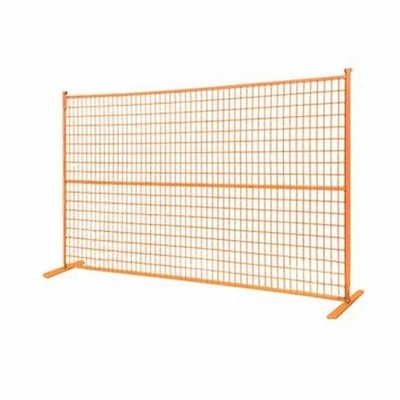 Oranjerode Draad Beweegbare Omheining Temporary Fence Panels 24kg 2400mm*2100mm