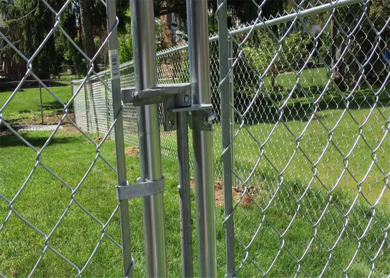 Gepoedercoate hoek Post Chain Link Fence waterdicht