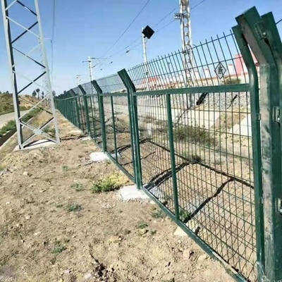 Frametype Anti Beklimmend Gelast Mesh Fencing 1.8mx3m voor Spoorwegweg