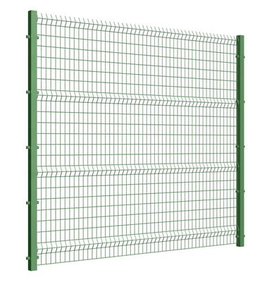Pvc bedekte 2.5m 3D Omheining Rustproof van Draadmesh fence welded curved mesh met een laag