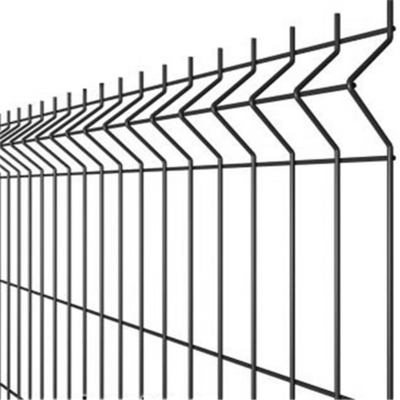 Hoge Veiligheids 3d Gebogen Omheining Panels 3d Gelast Mesh Fencing 2500mm breedte