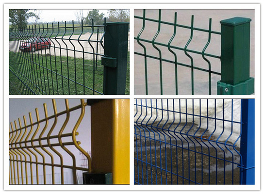 4.0mm Diameter Curvy laste 3D Draad Mesh Fence For Outdoor Decorative