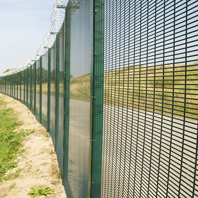 Vierkant Post Met een laag bedekt pvc van 358 Draadmesh fence panel van TLSW