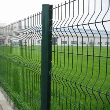 Hoge Anping TLWY - van de de Tuinomheining van de kwaliteits de Chinese Fabriek 3D Draad Mesh Fence van Panel Curvy Welded met perzikposten