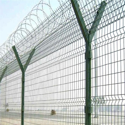 3D Gelaste Commerciële 358 Veiligheid Mesh Panels Fence For Airport